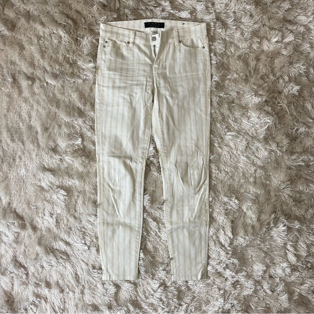 LVPL for Evelyn & Arthur Striped Skinny Jeans | 2/26